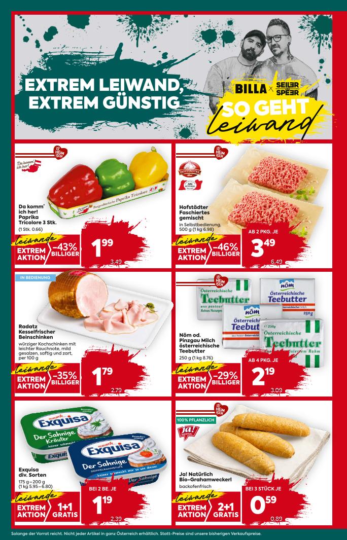 Prospekt von BILLA PLUS
