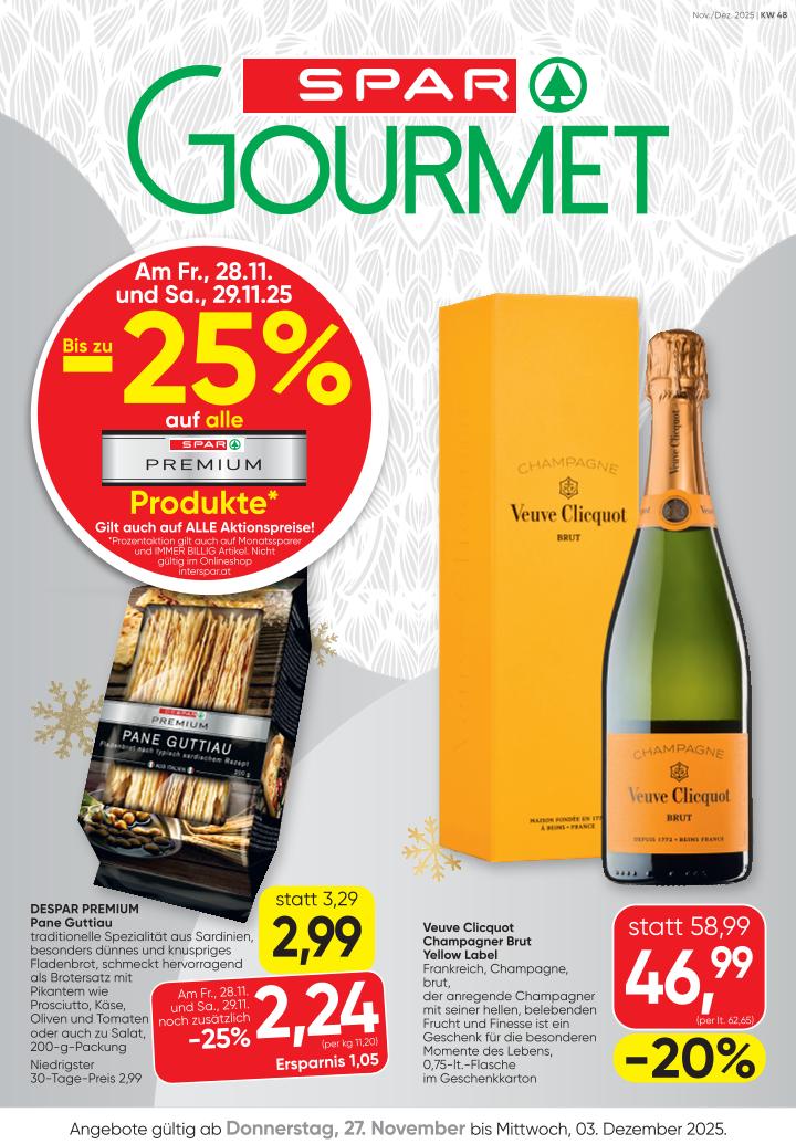 Prospekt von SPAR Gourmet