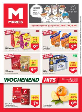 Titelbild des Prospekts von MPREIS Salzburg