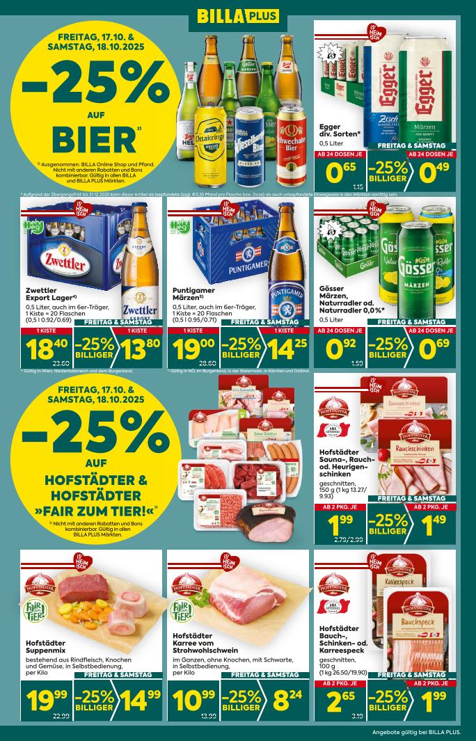 Prospekt von BILLA PLUS