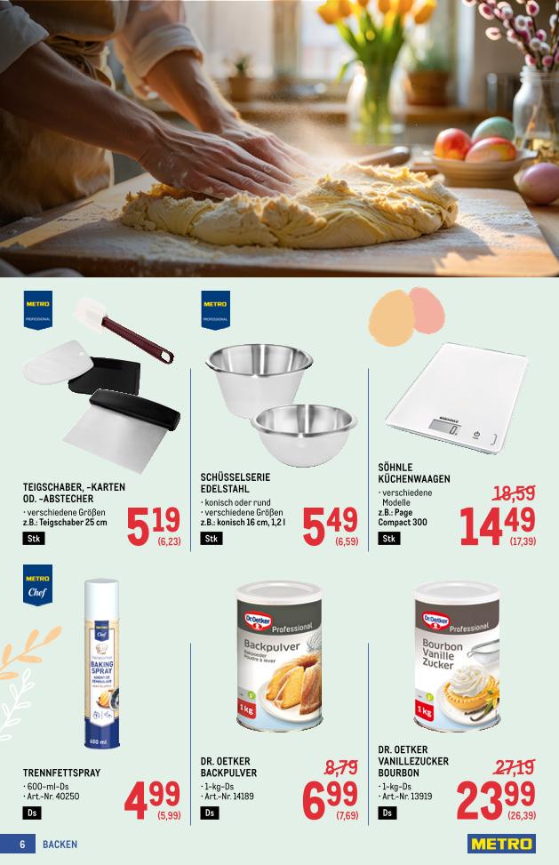 Prospekt von METRO