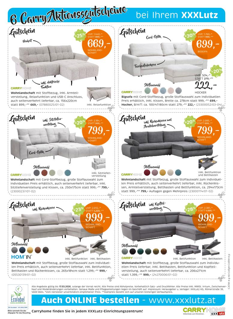 Prospekt von XXXLutz