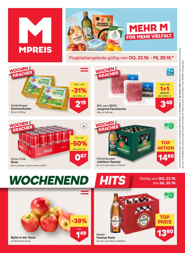 Prospekt von MPREIS