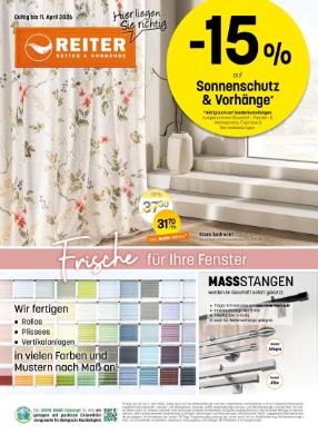 Titelbild des Prospekts von Betten Reiter