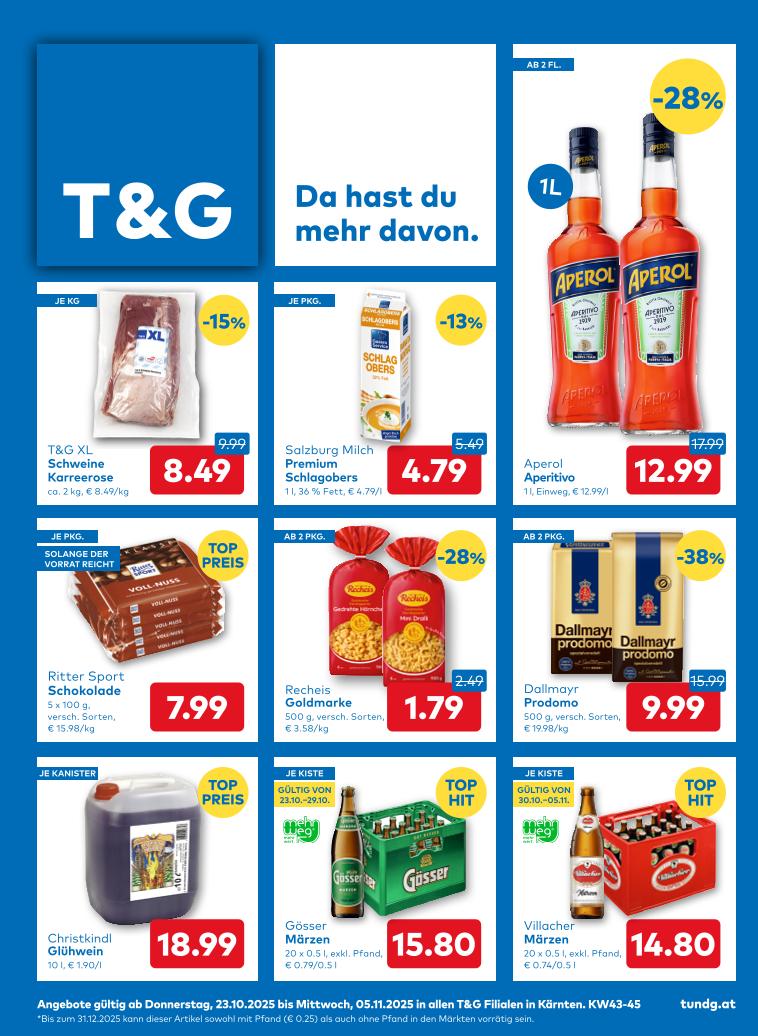 Prospekt von T&G