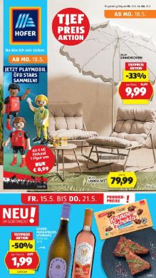 Titelbild des Prospekts von HOFER