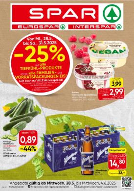 Titelbild des Prospekts von SPAR WIEN / NÖ / BGLD