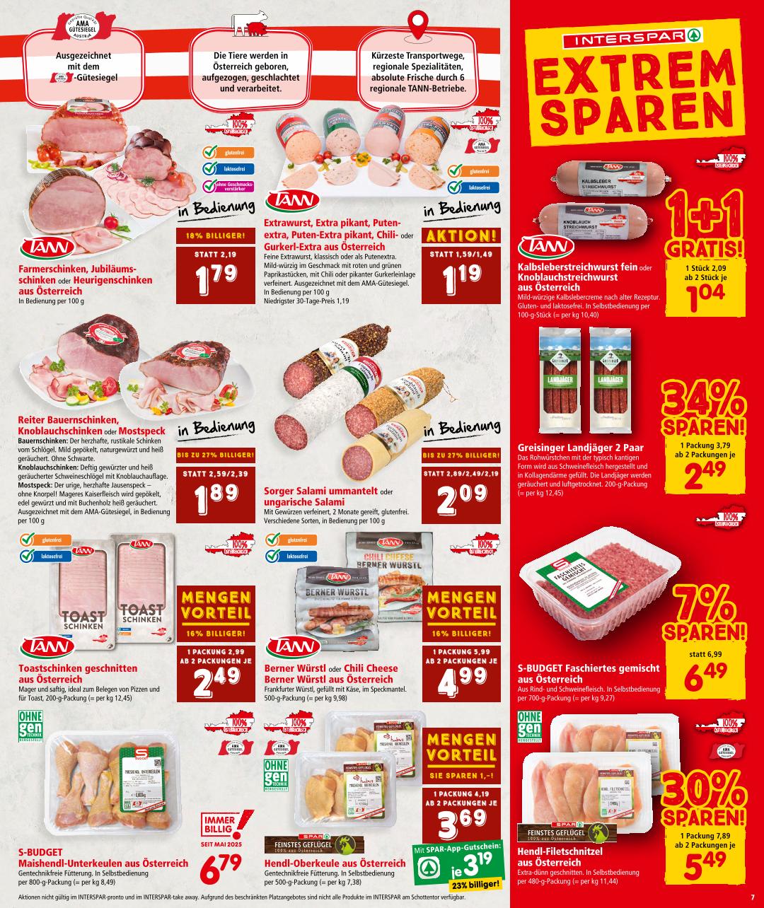 Prospekt von INTERSPAR