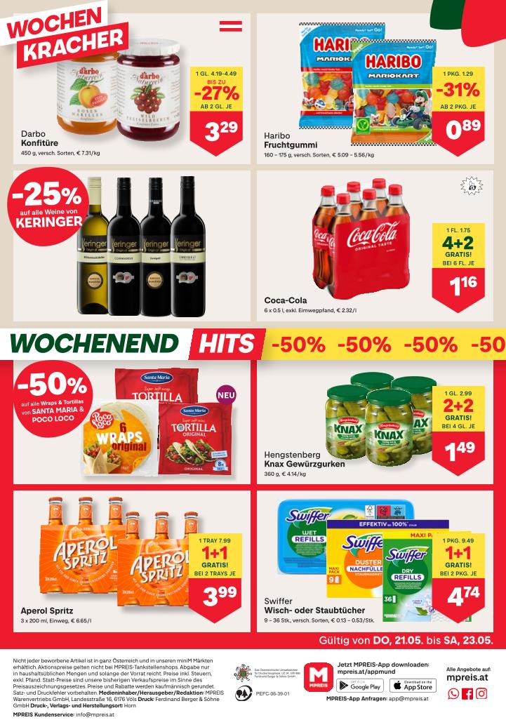 Prospekt von MPREIS