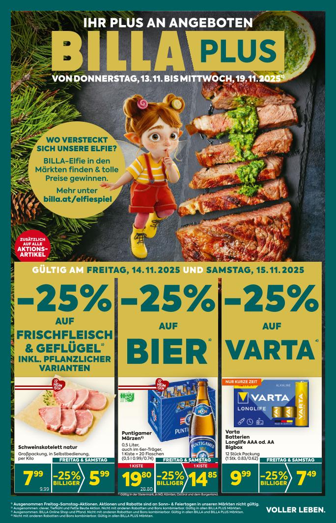 Prospekt von BILLA PLUS