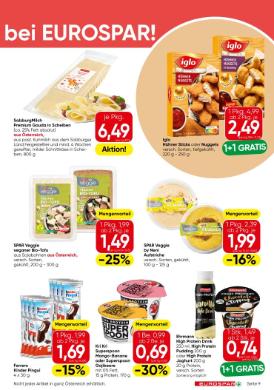 Titelbild des Prospekts von EUROSPAR VBG