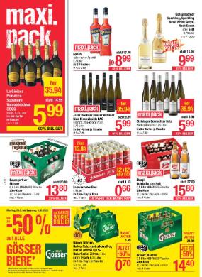 Titelbild des Prospekts von Maximarkt Wels / Vöcklabruck