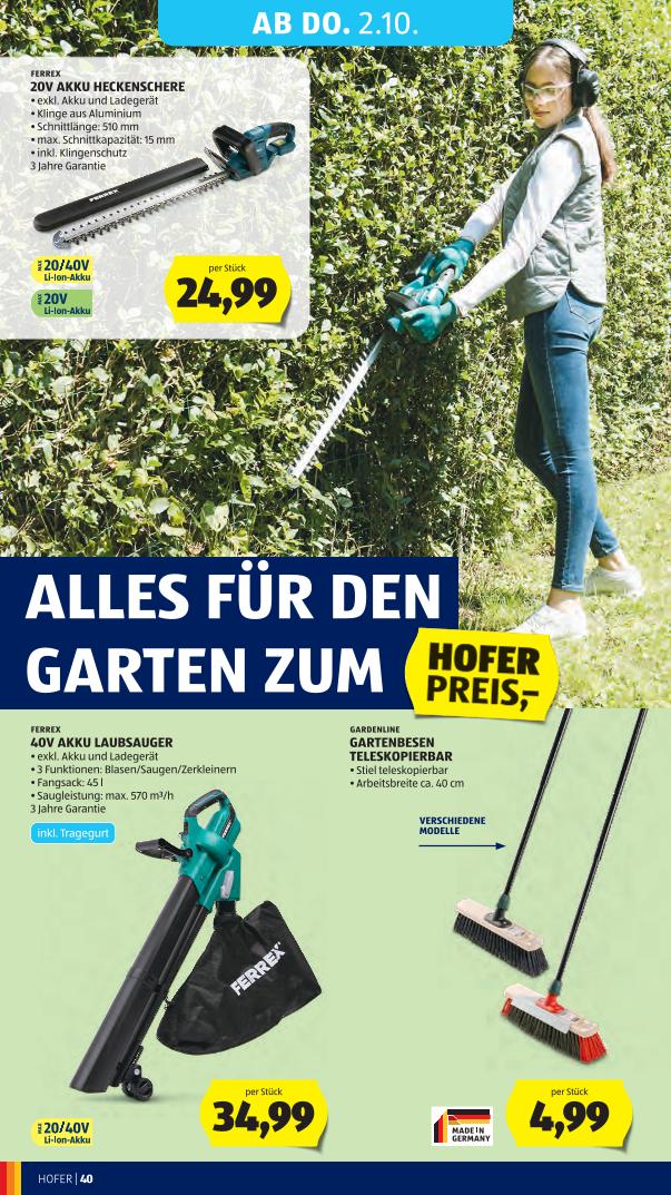 Prospekt von HOFER