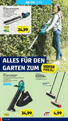 Titelbild des Prospekts von HOFER