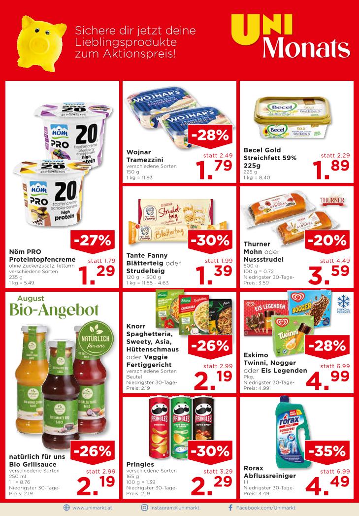 Prospekt von Unimarkt