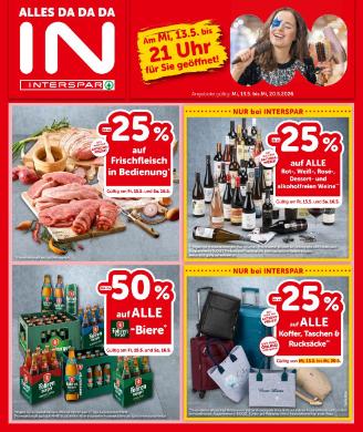 Titelbild des Prospekts von INTERSPAR VBG