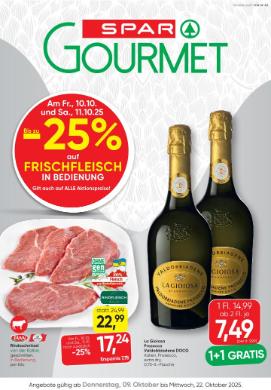 Titelbild des Prospekts von SPAR Gourmet