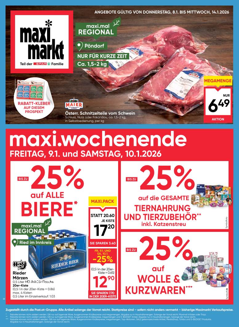 Prospekt von Maximarkt