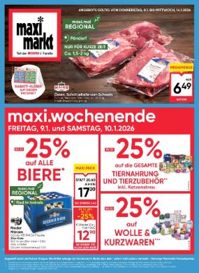 Titelbild des Prospekts von Maximarkt Ried