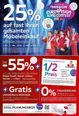 Titelbild des Prospekts von XXXLutz