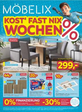 Titelbild des Prospekts von Möbelix