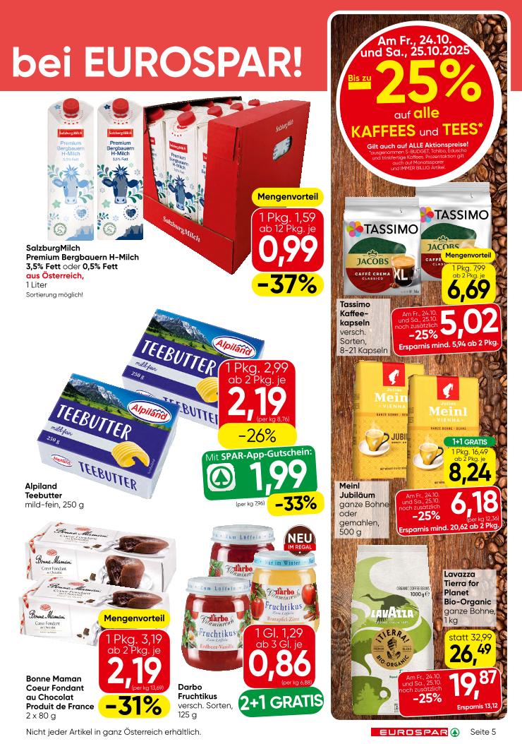 Prospekt von EUROSPAR
