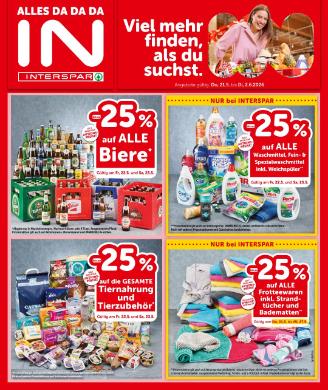 Titelbild des Prospekts von INTERSPAR TRL