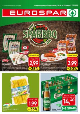 Titelbild des Prospekts von EUROSPAR OÖ