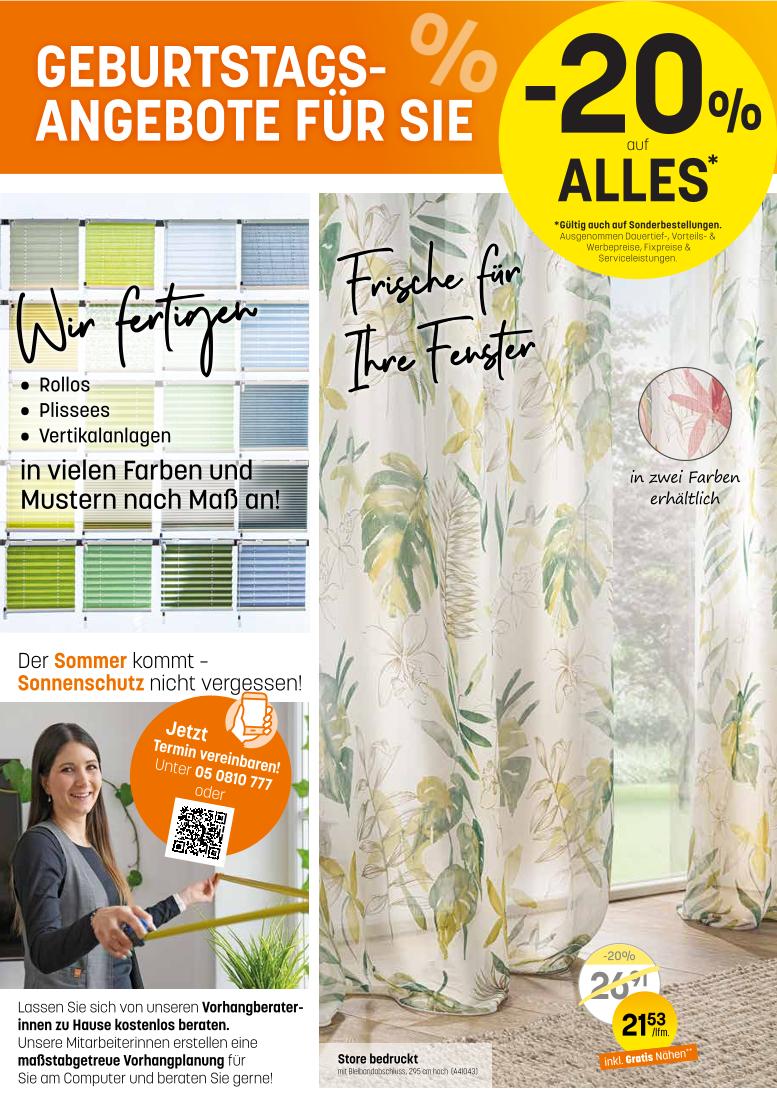 Prospekt von Betten Reiter