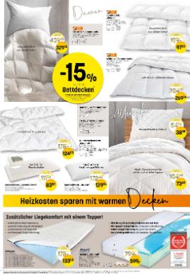 Titelbild des Prospekts von Betten Reiter