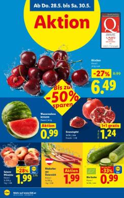 Titelbild des Prospekts von Lidl