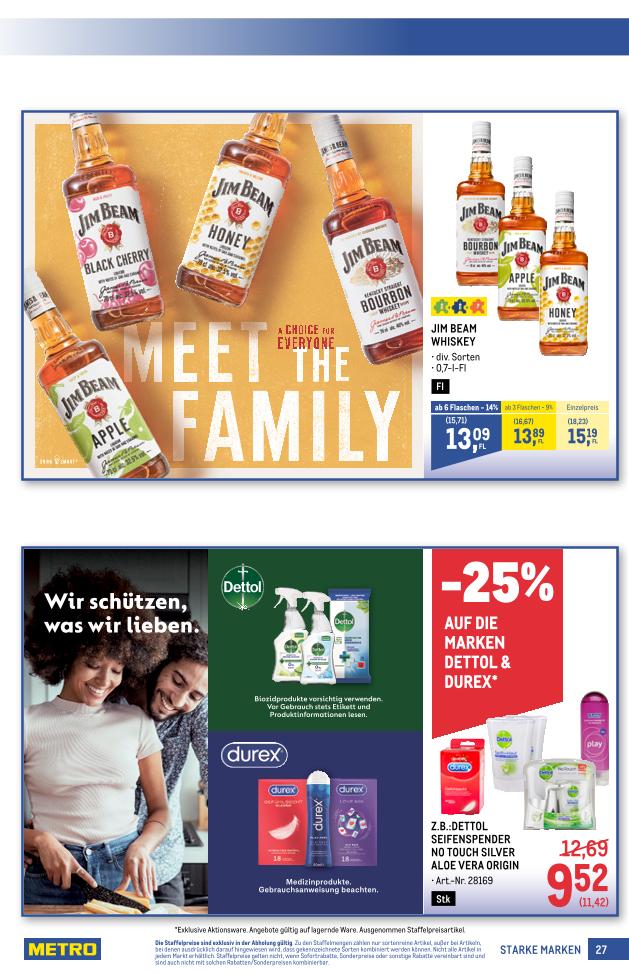 Prospekt von METRO