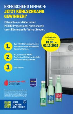Titelbild des Prospekts von METRO GEWINNSPIEL 