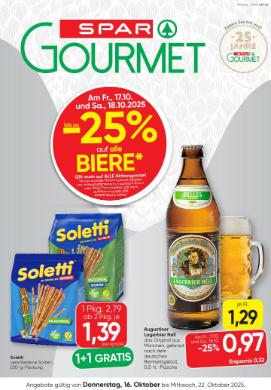 Titelbild des Prospekts von SPAR Gourmet