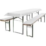 Auflagen-Set 3tlg für Tischbreite 50 cm, Preisangabe ohne MwSt. (Preis inkl. MwSt. 12,79 €), METRO 1 Set