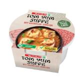 SPAR Tom Yum Suppe mit Garnelen-Wonton, Shrimp Suppe Green Curry oder Shrimp Suppe Yellow Curry INTERSPAR 1 Becher