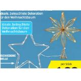 Home Creation LED Weihnachtsbaumspitze versch. Modelle HOFER 1 Stück