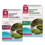 active med Isländisch Moos Halspastillen Minze-Geschmack oder Beeren-Geschmack HOFER 40 Stück