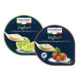 Italiamo Cremoso Italienischer Joghurt Limette-Mascarpone oder Haselnuss-Nougat Lidl 150 Gramm 1 Packung