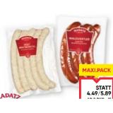 Radatz Rostbratwürstel oder Waldviertler Maximarkt 1 Packung