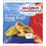Salomon Food World Süsse Zwiebelringe Im Bierteig, Preisangabe ohne MwSt. (Preis inkl. MwSt. 8,24 €), METRO 1 Kilogramm 1 Packung
