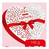 Ferrero Raffaello Herz SPAR 140 Gramm 1 Packung