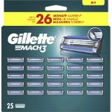 Gillette Rasierklingen Mach3, Preisangabe ohne MwSt. (Preis inkl. MwSt. 35,99 €), METRO 25 Stück