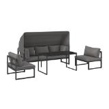 Promotion Bild von Beldano Loungegarnitur „Lagos“ 2304003301 Möbelix 4 Stück