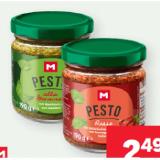 M Pesto versch. Sorten MPREIS 190 Gramm 1 Glas