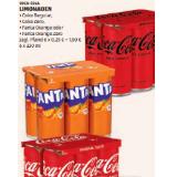 Promotion Bild von Coca-Cola Limonaden Coke Regular, Coke Zero, Fanta Orange oder Fanta Orange Zero HOFER 330 Milliliter 1 Dose