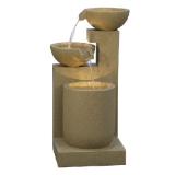 Dehner Polyresin-Brunnen 'Samson' Farbe Sand Dehner 1 Stück