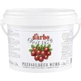 Darbo Konfitüre Preiselbeere, Preisangabe ohne MwSt. (Preis inkl. MwSt. 15,39 €), METRO 2 Kilogramm 1 Packung