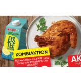 Halbes Grillhendl & SPAR Eistee Zitrone oder Pfirsich 0,75 Liter SPAR Gourmet 1 Set