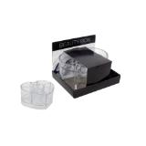 Herz-Organizer transparent PAGRO 1 Stück